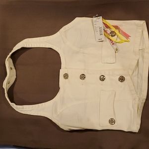 White denim vest, Dollhouse, Large